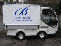 Elektro-Mobil - Blachenbeschriftung